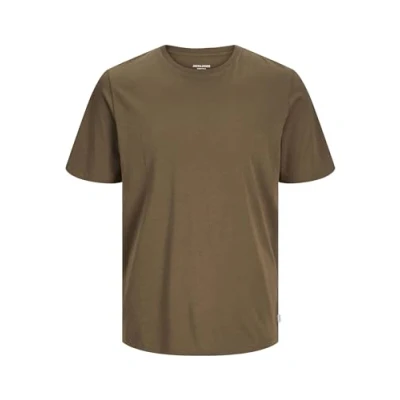 Abbildung von JACK &amp; JONES Male T Shirt Einfarbig Rundhals