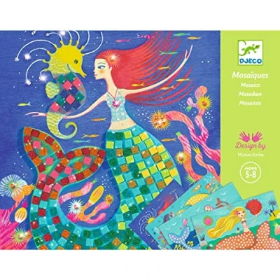 Abbildung von DJECO Caja mosaicos EL Canto de las sirenas Mosaikbox der Lied Meerjungfrauen (39423), bunt