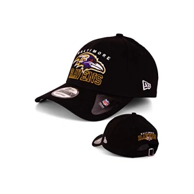 Abbildung von New Era Caps Baseball Cap Kappe Muetze Limiterte Designs MLB NBA NFL Yankees Lakers Bulls Raiders Chiefs Dodgers Seahawks Sox 49ers (Baltimore Ravens Black)