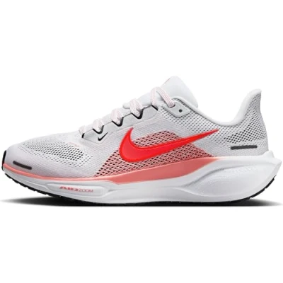 Abbildung von Nike Performance AIR ZOOM Pegasus 41 Laufschuh Straße, Damen, Größe: 39, White/bright crimson/magic ember/black Schuhe