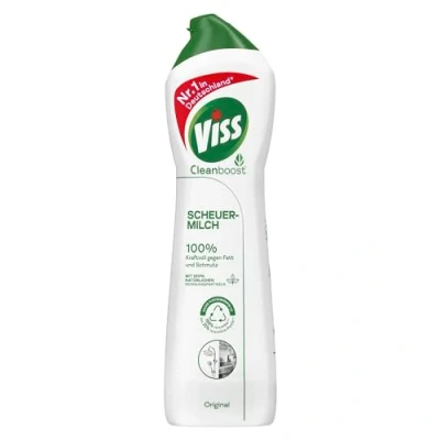 Abbildung von Viss Scheuermilch Original effektives Reinigungsmittel 100% kraftvoll gegen Fett und Schmutz mit natürlichen Reinigungspartikeln 500 ml