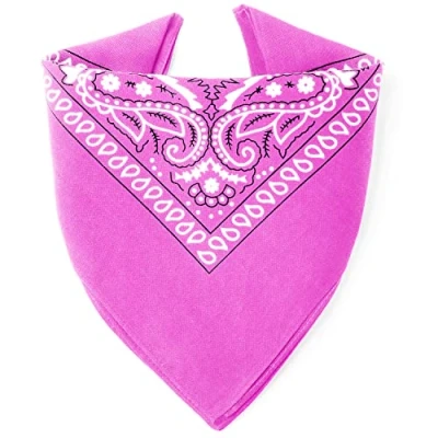 Abbildung von Karl Loven Bandana 100% Baumwolle Premium Qualität für Damen Herren Halstuch Kopftuch original Paisley Muster Headwear Haar Schal Ansatz Handgelenk Kopf Biker