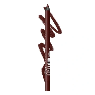 Abbildung von NYX Professional Makeup Lipliner, Mattes Finish, Kuss und farbecht sowie wischfest, Langanhaltend, Line Loud, 2 Make A Statement