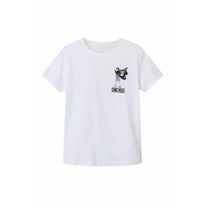 Abbildung von Name it ONE Piece Tshirt print für Kinder, Größe: 116, Bright white