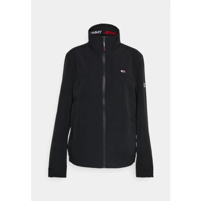 Abbildung von Tommy Jeans Essential Casual Übergangsjacke, Herren, Größe: 46, Black
