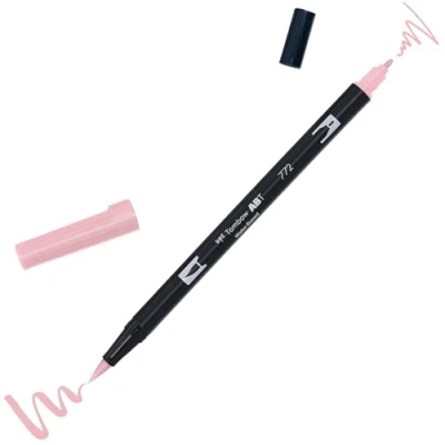 Abbildung von Tombow Fasermaler ABT Dual Brush Pen mit zwei Spitzen, 772 Dusty Rose