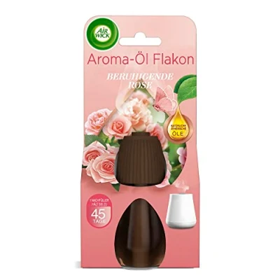 Abbildung von Air Wick Aroma Öl Flakon Beruhigende Rose 3er Pack (3 x 20ml), Nachfüller für Diffuser