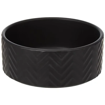 Abbildung von Futterstation aus Keramik, 1,6 l/Ø 20 cm, Schwarz
