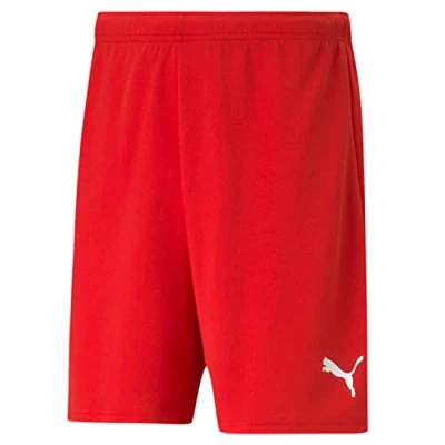 Abbildung von puma Herren Teamrise Shorts, Red White, 3XL EU