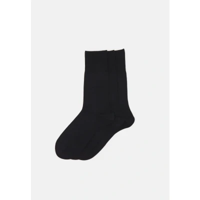 Abbildung von Falke Airport 3Pack business &amp; casual Socken, Herren, Größe: 47 48, Dark navy