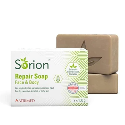 Abbildung von Sorion Repair Soap Aufbauende Pflegeseife für sensible, gereizte, trockene und juckende Haut 2 Stück à 100 g (200 g)
