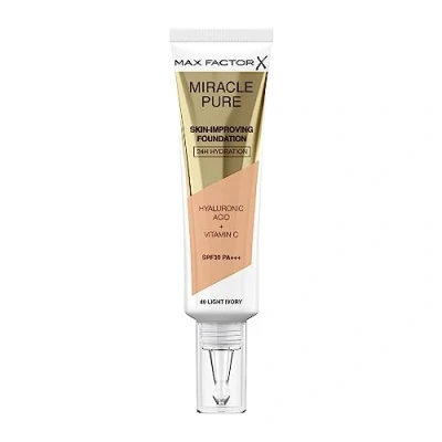 Abbildung von MAX Factor Miracle PURE Foundation Foundation, Damen, Größe: 30 ml, Light ivory