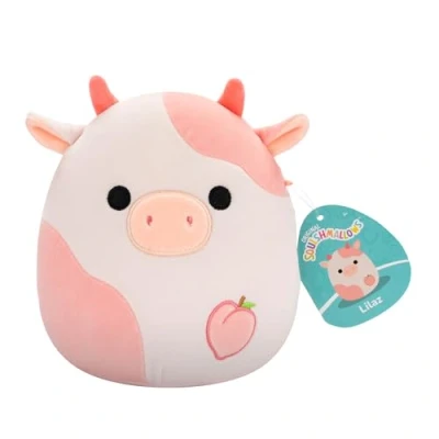 Abbildung von Squishmallows SQCR06601 Lilaz die Kuh 19 cm, offizielles Jazwares Plüsch, superweiches Kuscheltier