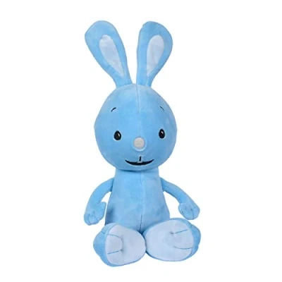Abbildung von Simba 109461014 KiKANiNCHEN Plüschfigur, 35cm, das lustige KIKA Maskottchen aus kuschelweichem Plüsch, ab den ersten Lebensmonaten, Blau