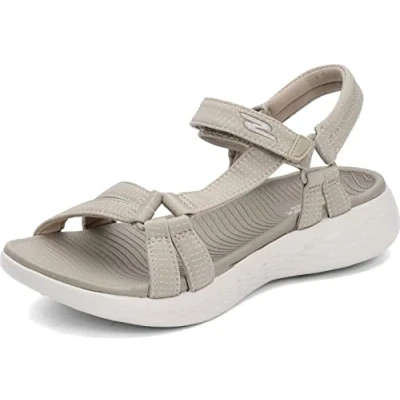 Abbildung von Skechers Damen On the go 600 Brilliancy Outdoor sandals, Beige, 40 EU