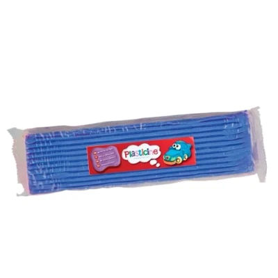 Abbildung von Plastilin One Color Slab 400g Blau, Modelliermasse für professionelle Animatoren und Modellbauer, trocknet nie aus, machen Skulpturen, Modelle Stop Motion Animationen