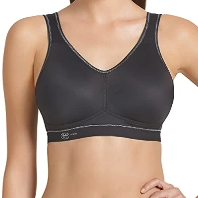 Abbildung von Anita Active Damen Sport bh Light &amp; Firm BH, Schwarz (Schwarz 001), 90F EU