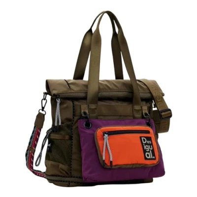 Abbildung von Desigual Tagesrucksack, Damen, Größe: One Size, Khaki