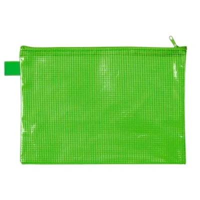 Abbildung von VELOFLEX 2705040 Reißverschlusstasche DIN A5, grün, aus gewebeverstärktem EVA Material, 1 Dokumententasche