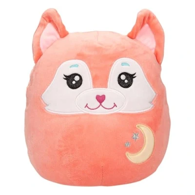 Abbildung von Depesche 13043 Ylvi Swoppies Kuscheltier Fuchs in Orange, mit Leuchteffekt, Mond und spitzen Ohren, ca. 20 cm großes Plüschtier