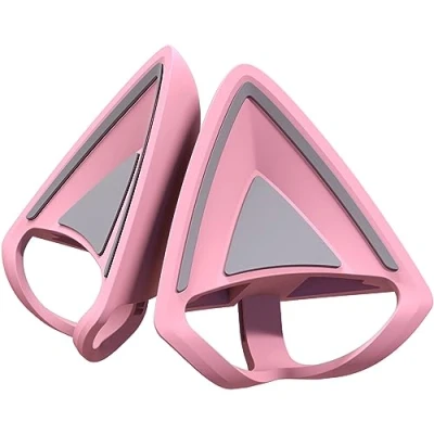 Abbildung von Razer Kitty Ears V2 Universal Fit Clip on für Headsets (Clip Ears, vielseitig, verstellbare Bänder, 26g leichtes Premium Silikon) Quartz