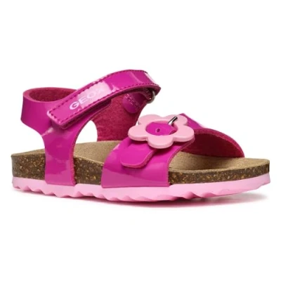Abbildung von Geox Chalki GIRL Lauflernschuh für Kinder, Größe: 22, Pink Schuhe