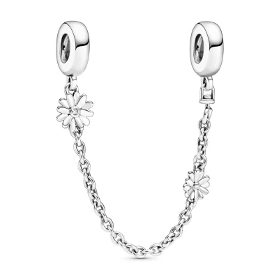 Abbildung von Pandora Daisy Flower Safety Charm, Damen, Größe: One Size, Sterling silver