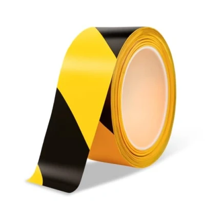 Abbildung von Amig Absperrband Hergestellt aus Niederdruck Polyethylen LDPE Maße: 500 m Länge x 70 mm Breite Signalband zur Abgrenzung von Sicherheitsbereichen Farbe: Gelb und Schwarz
