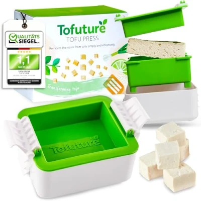 Abbildung von ToFuture Tofu Presse eine einzigartige und stilvolle Presse, um Ihren zu verwandeln.