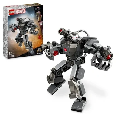 Abbildung von Lego Marvel War Machine Mech, baubares Superhelden Spielzeug mit 3 Shootern für Kinder, legendäre Actionfigur aus dem MCU, Geschenk Jungs und Mädchen ab 6 Jahren 76277