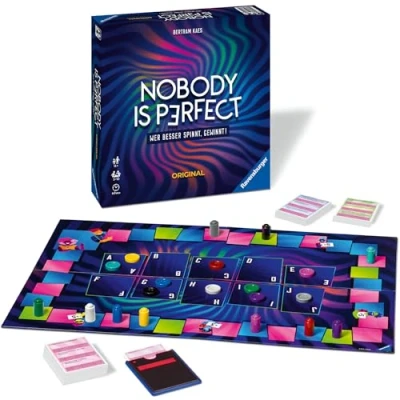 Abbildung von Ravensburger 26845 Nobody is perfect Kartenspiel für die ganze Familie, Spiele Erwachsene, Gesellschaftsspiele, Brettspiele 3 10 Spieler, ab 14 Jahren