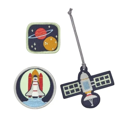 Abbildung von LÄSSIG Anhänger und Patches Set (3 Stk.) mit Druckknopf/School Space