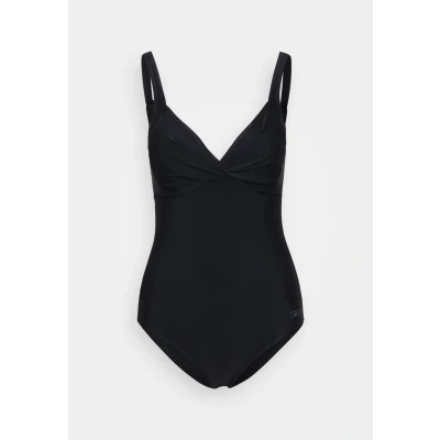 Abbildung von Speedo Womens Shaping Cross KNOT Badeanzug, Damen, Größe: 36, Black