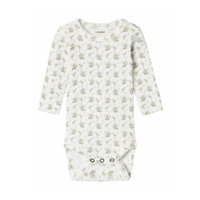 Abbildung von NAME IT Baby Mädchen NBFGAGO LS Slim Body Lil NOOS Langarmbody, Coconut Milk, 92