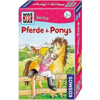 Abbildung von KOSMOS 712563 was ist Junior Pferde und Ponys, Wissenspiel rund um Pferde, Spiel, Pferdespiele, Mädchen ab 5 Jahre