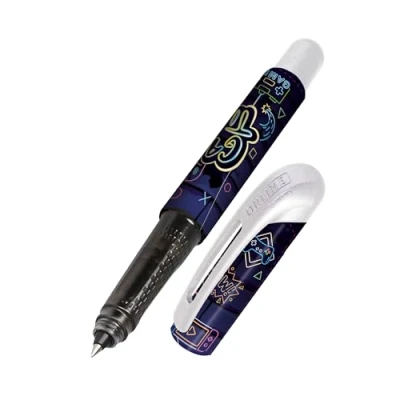 Abbildung von Online College Game Time Tintenroller mit Patrone I Ergonomischer Rollerball für Rechts &amp; Linkshänder Design Kinder Erwachsene inkl. Kombipatrone Made in Germany