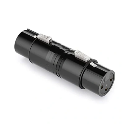 Abbildung von deleyCON XLR Audio Adapter Kupplung Verbinder Buchse auf für 3 Pin Kabel Lautsprecher Mikrofon Mischpult Musikinstrument Tonstudio