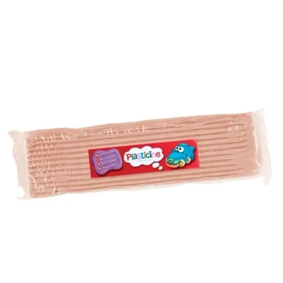 Abbildung von Plasticine One Color Slab 400g Beige, Modelliermasse für professionelle Animatoren und Modellbauer, trocknet nie aus, Skulpturen, Modelle Stop Motion Animationen
