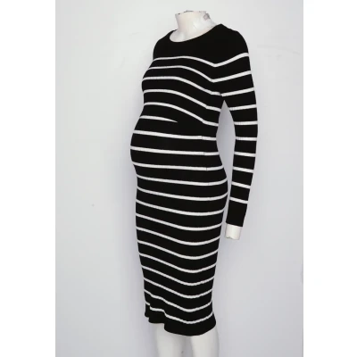 Abbildung von Mamalicious Mlnewsiv JUNE Dress Etuikleid, Damen, Größe: 38, Black