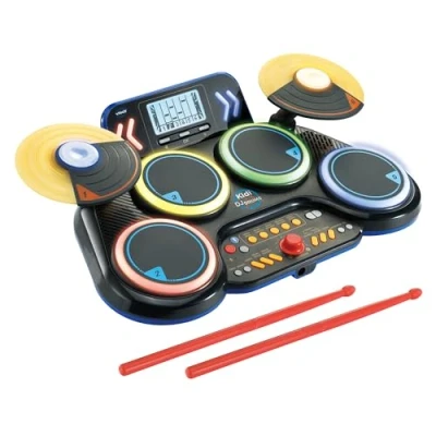 Abbildung von VTech Kidi DJ Drums Elektronisches Schlagzeug mit Leuchteffekten und Lernmodus Für Kinder von 6 12 Jahren
