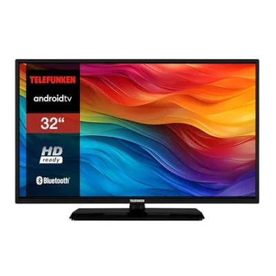 Abbildung von TELEFUNKEN Android TV 32 Zoll Fernseher (HD Smart TV, HDR, Triple Tuner, Bluetooth) D32H554X2CWII