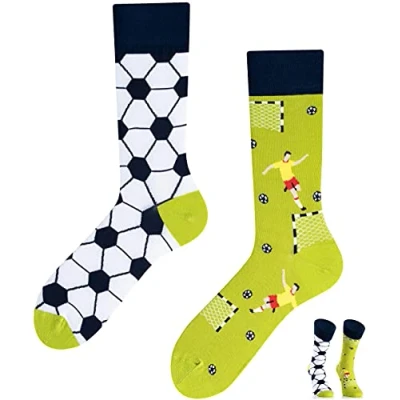 Abbildung von TODO Colours Lustige Socken mit Motiv Mehrfarbige, Bunte, Verrückte für die Lebensfreude (Panzer Socken, numeric_43)
