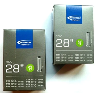 Abbildung von 2X Schwalbe AV17 AV 17 Schlauch 28 x 1,2 1,75 28/47 622 28&quot; Autoventil