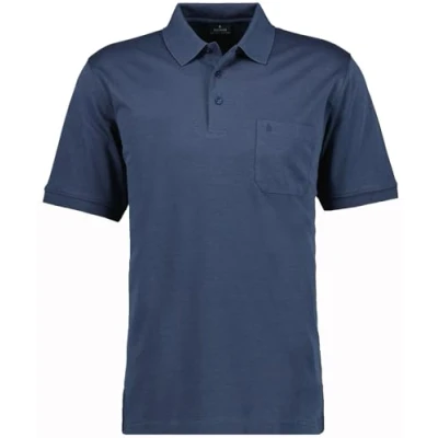 Abbildung von RAGMAN Herren Kurzarm Softknit Poloshirt 4X Large, Azur 778
