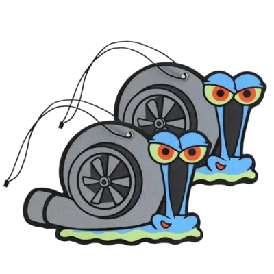 Abbildung von 2er Set Tuning Lufterfrischer Duftbaum fürs Auto Air Freshener Design Duft Anhänger (2x Turbo Schnecke)