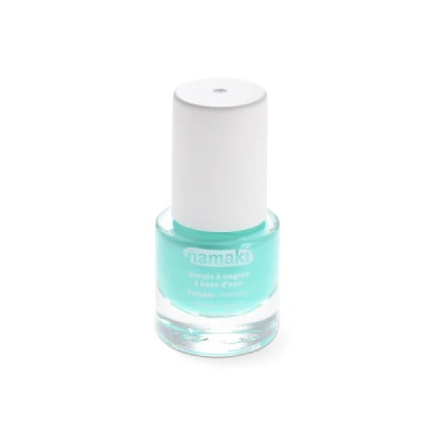 Abbildung von Namaki Bio Nagellack für Kinder Wasserbasiert Abziehbarer Peel off Formel Trocknet schnell Farbe 37 Green Water 7,5 ml