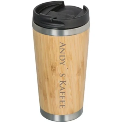Abbildung von personaliserbarer Bambus Kaffee Becher Freizeit &amp; Outdoor