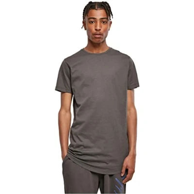 Abbildung von Urban Classics Herren Shaped Long Tee T Shirt, darkshadow, XL