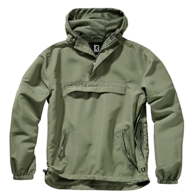 Abbildung von Brandit Accessoires PULL OVER Windbreaker, Herren, Größe: Small, Olive