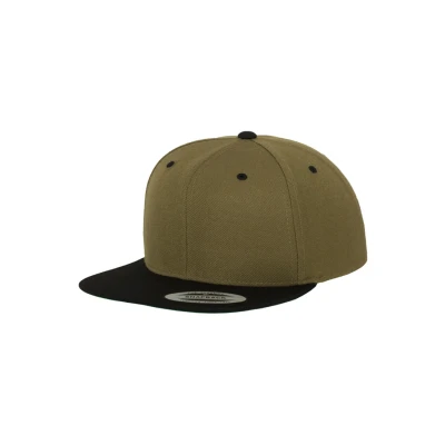 Abbildung von Flexfit Classic Snapback 2TONE Cap, Größe: One Size, Olive/black